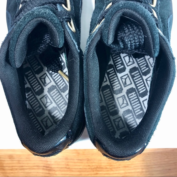 Puma BASKET HEART in black suede - Picture 5 of 8